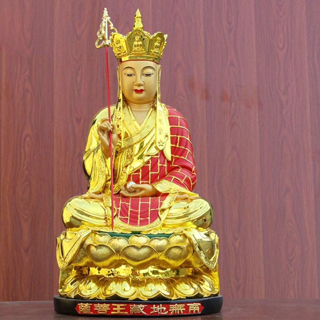 Posąg Buddy Wewnątrz Domowy Kult Żywiczny Bodhisattwa Statua Buddy Ornament, Salon Studium Zen Medytacja Dekoracyjne Ornamenty Medytująca Posąg Buddy Rzeźba