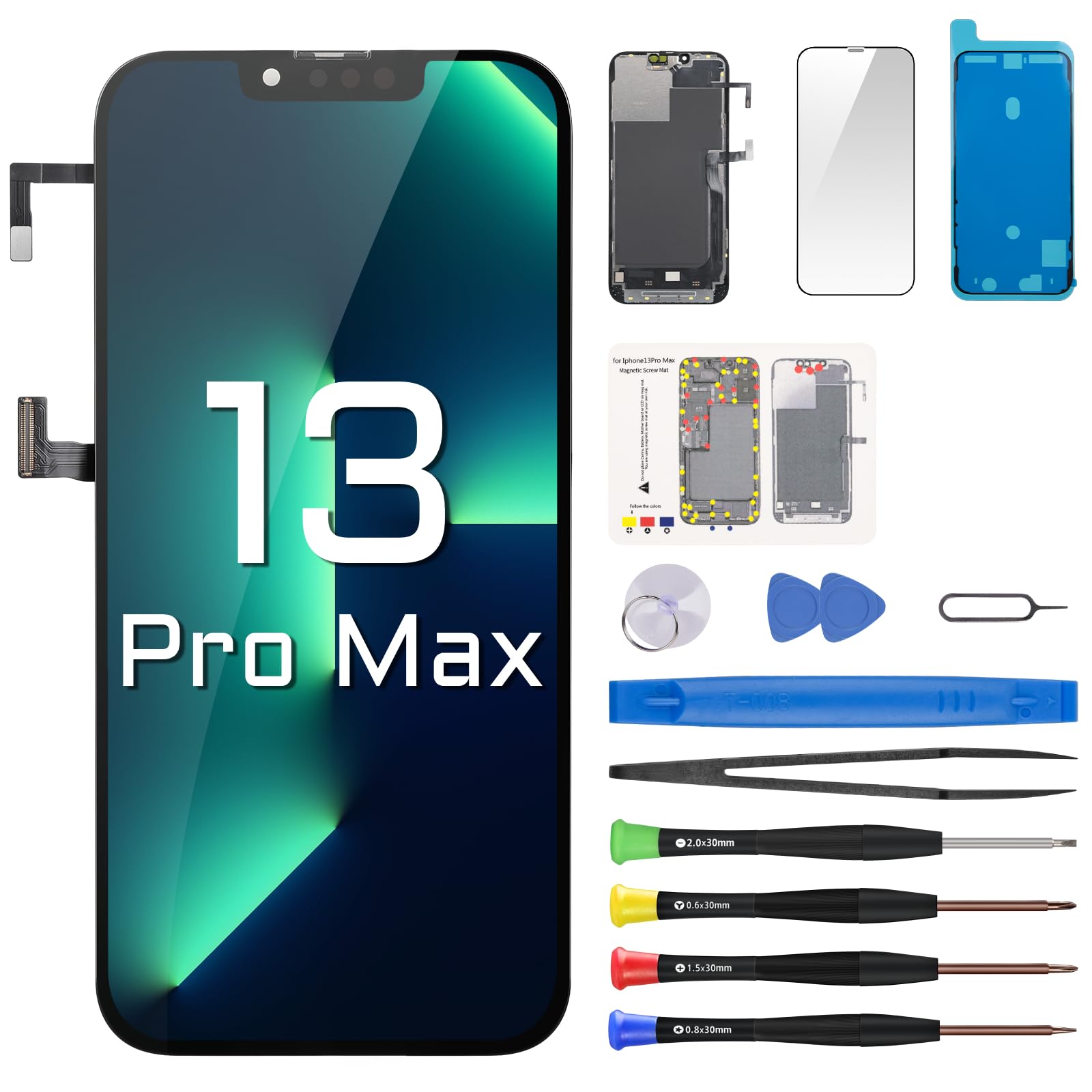 Amazon.com: Risidamoy for iPhone 13 Pro Max Screen Replacement 6.7 Amazon.com: Risidamoy for iPhone 13 Pro Max Screen Replacement 6.7