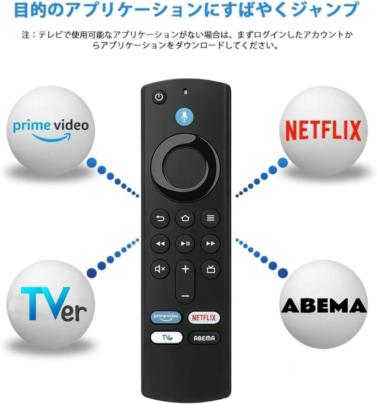 Amazon.co.jp: 交換用リモコン ふぁいやースティック tv リモコン