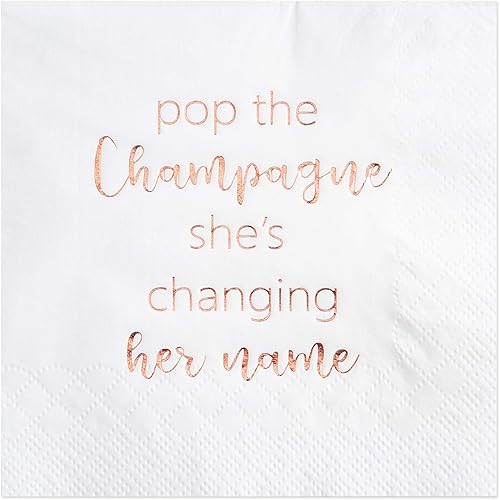 Miniatura 7 de Crisky Servilletas de cóctel para despedida de soltera, servilletas de postre de lámina dorada, despedida de soltera, despedida de soltera, fiesta