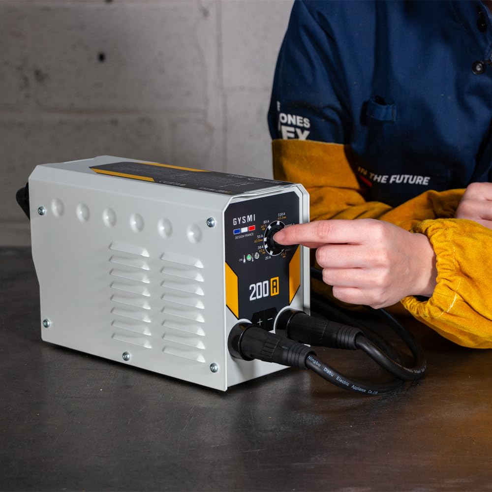 GYS, GYSMI 200A, Poste à Souder à l'Électrode Enrobée 200A Monophasé 230V (MMA), Arc Force, Antisticking, Hot Start