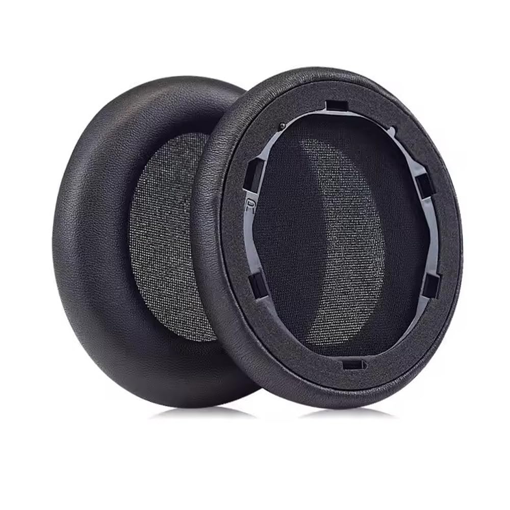 Replacement Q30 Earpad for Anker Soundcore Life Q30/Q35 Headphones, Ear Cushions Cover Earmuff with Softer Protein Leather, Noise Isolation, Black