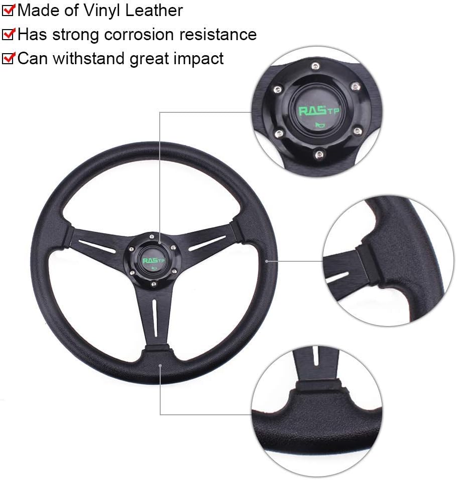 RASTP Universal Racing Steering Wheel with 64Bit PC USB Handbrake SIM for Racing Games Logitech G27 G25 G29 T500 T300 FANATECOSW LFS DIRT RALLY.2