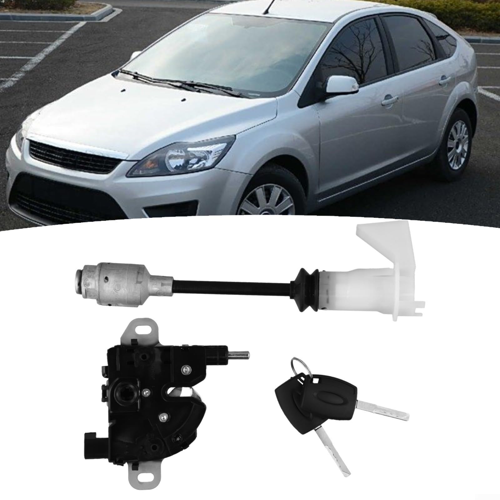 Kit di chiusura per cofano di ricambio diretto per Ford Focus MK2 C MAX 2004-2012 per 1343577 3M5116700BC 3M5116700AC