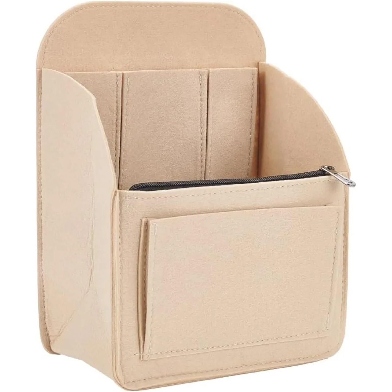 YILWPV 1 Pcs Felt Backpack Organizer Insert Multi-Pocket Rucksack Shoulder Bag Interior Shaper Multifunctional for Handbag