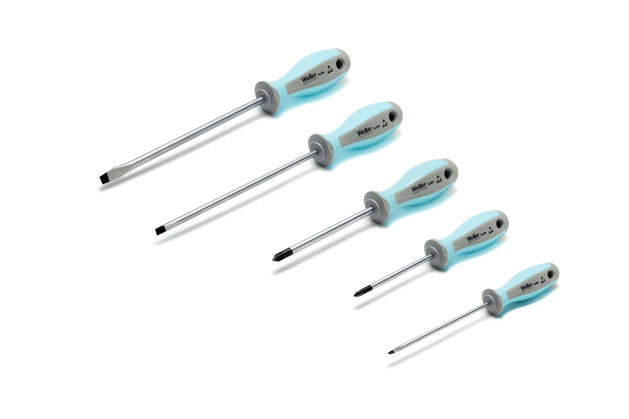 Xcelite XPE500 5-Piece Electronic Screwdriver Set with Ergonomic