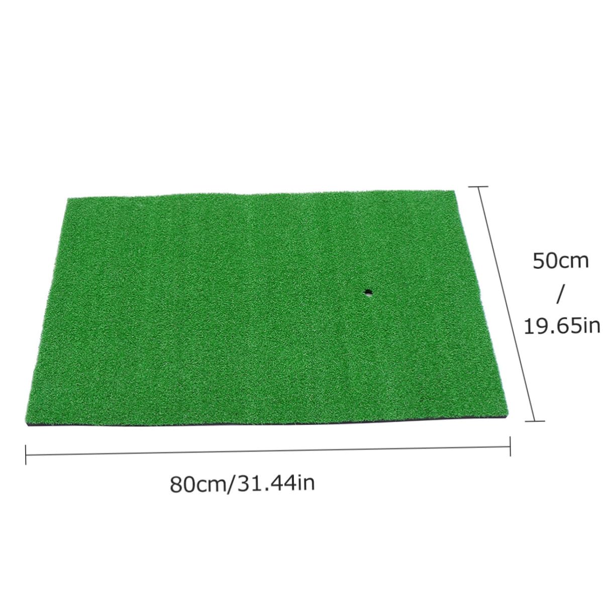 POPETPOP Batting Mat Golf Swing Mat Pp Material Portable Hitting Pad for Home Office Real Golf Turf Feel for Practice