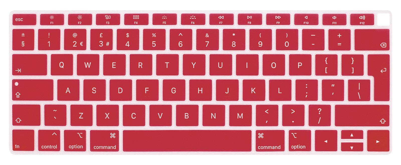 Se7enline Compatible with Macbook Keyboard Cover Skin for Mac Neo & Air 13/15 & Pro 14/16 inch (M5 M4 M3 M2 M1 A18 Pro) 2026/2025/2024/2023/2022/2021 Silicone Waterproof Dustproof EU Layout,Black — view 109