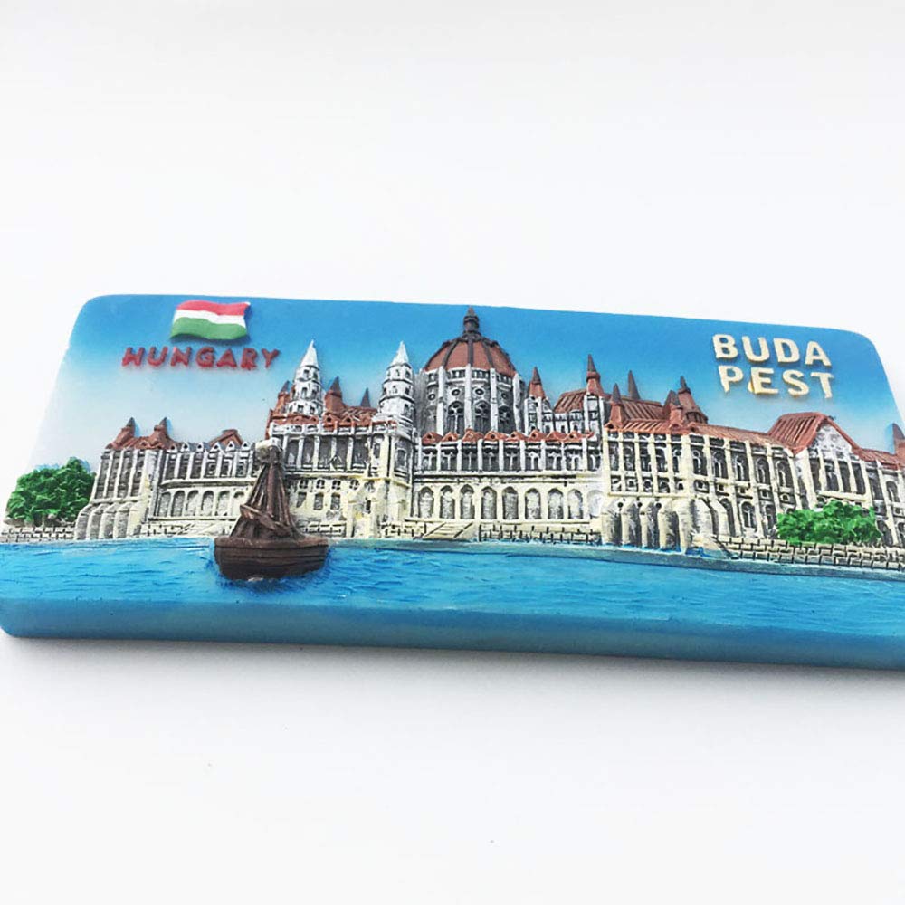 Calendario Magnetico 3D Budapest Ungheria - Magnete Da Frigorifero Souvenir Fatto A Mano, Decorazione Casa E Cucina, Regalo Di Viaggio