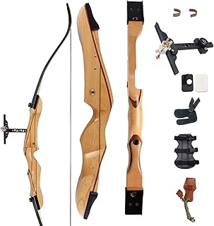 SinoArt 68" Takedown Recurve Bow Adult Archery Competition Athletic Bow Weights 18 20 22 24 26 28 30 32 34 36 LB RIGHT HANDED Archery Kit for Outdoor Training Hunting Shooting