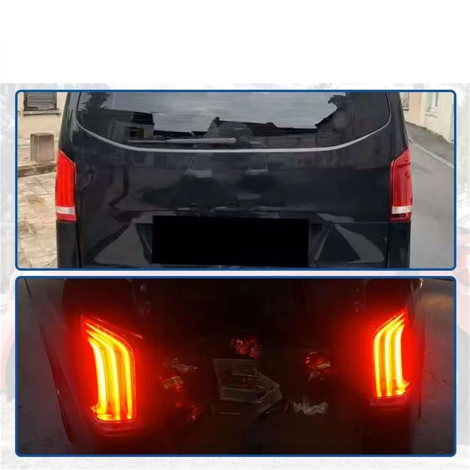 Luces Traseras Para Automóvil Para Mercedes Para Benz Para Vito/Clase V V220D V250 2014-2020 4478200664 4478200564 Luz Freno Intermitente Conjunto Faro Trasero(Izquierda)