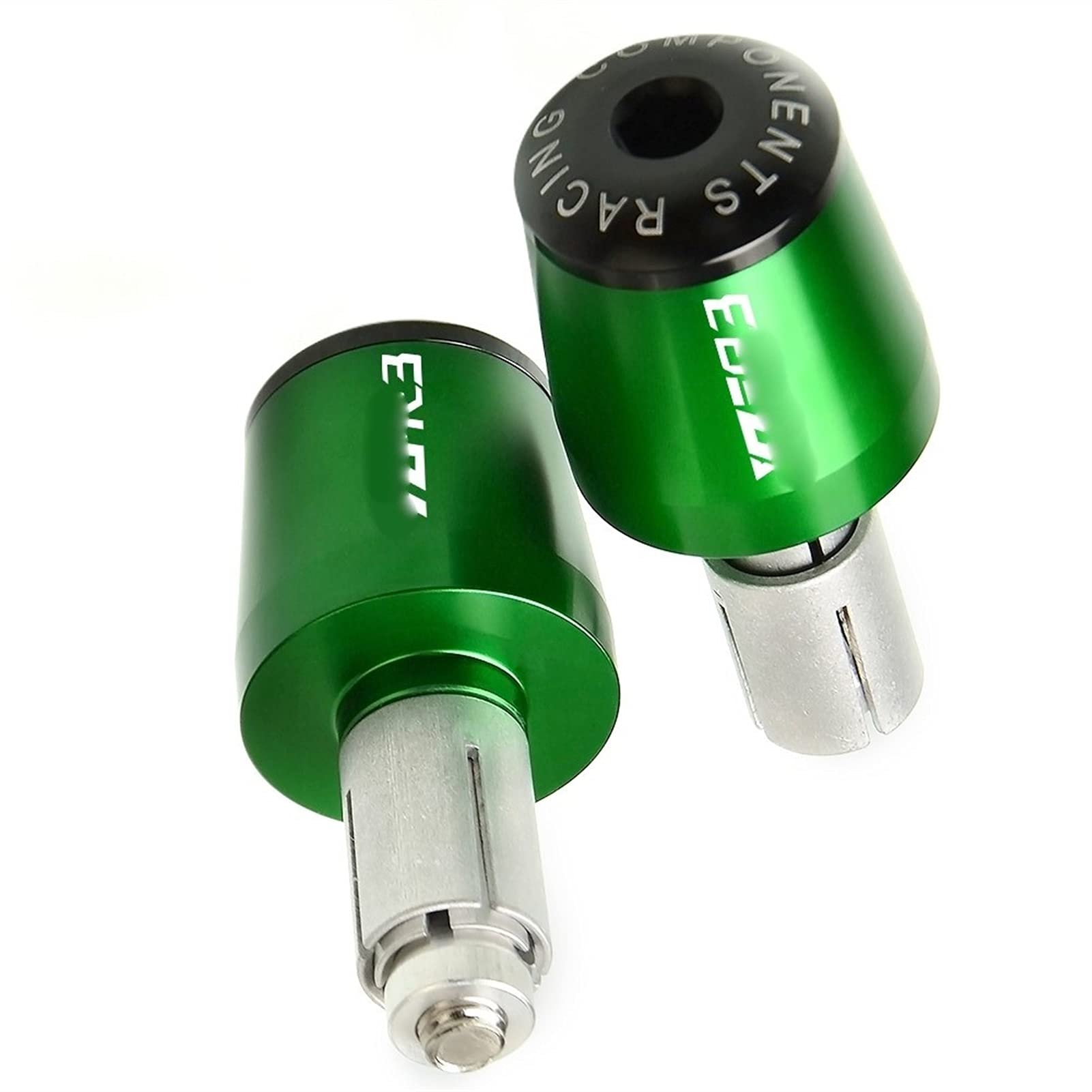 Moto 7/8 "22 MM Manubrio Manopole Manubrio End Cap Accessori Per Y&amaha YZF R3 YZFR3 2015 2016 2017 2018 2019 Estremità Manubrio (Color : Silver)