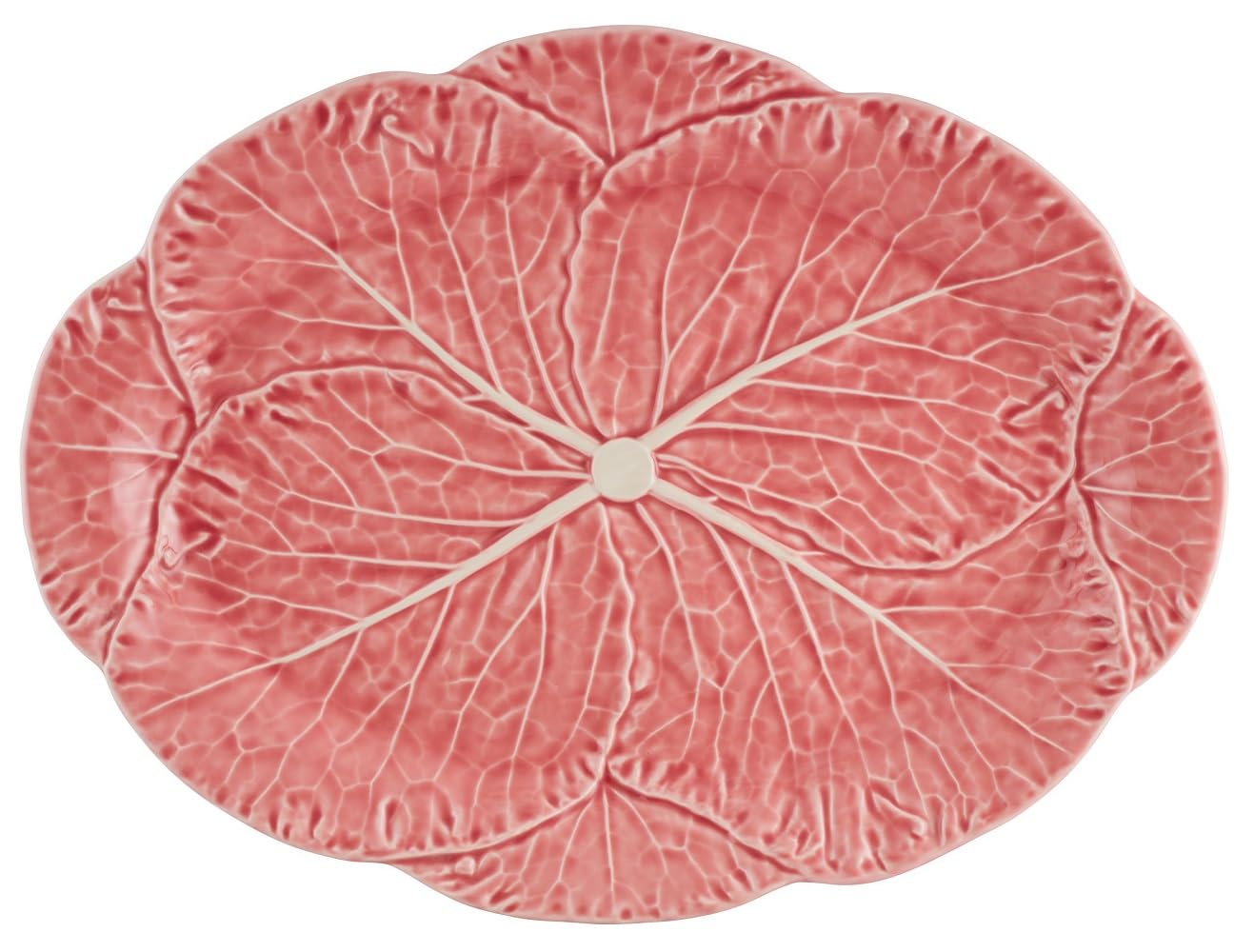 Bordallo Pink Cabbage Oval Platter
