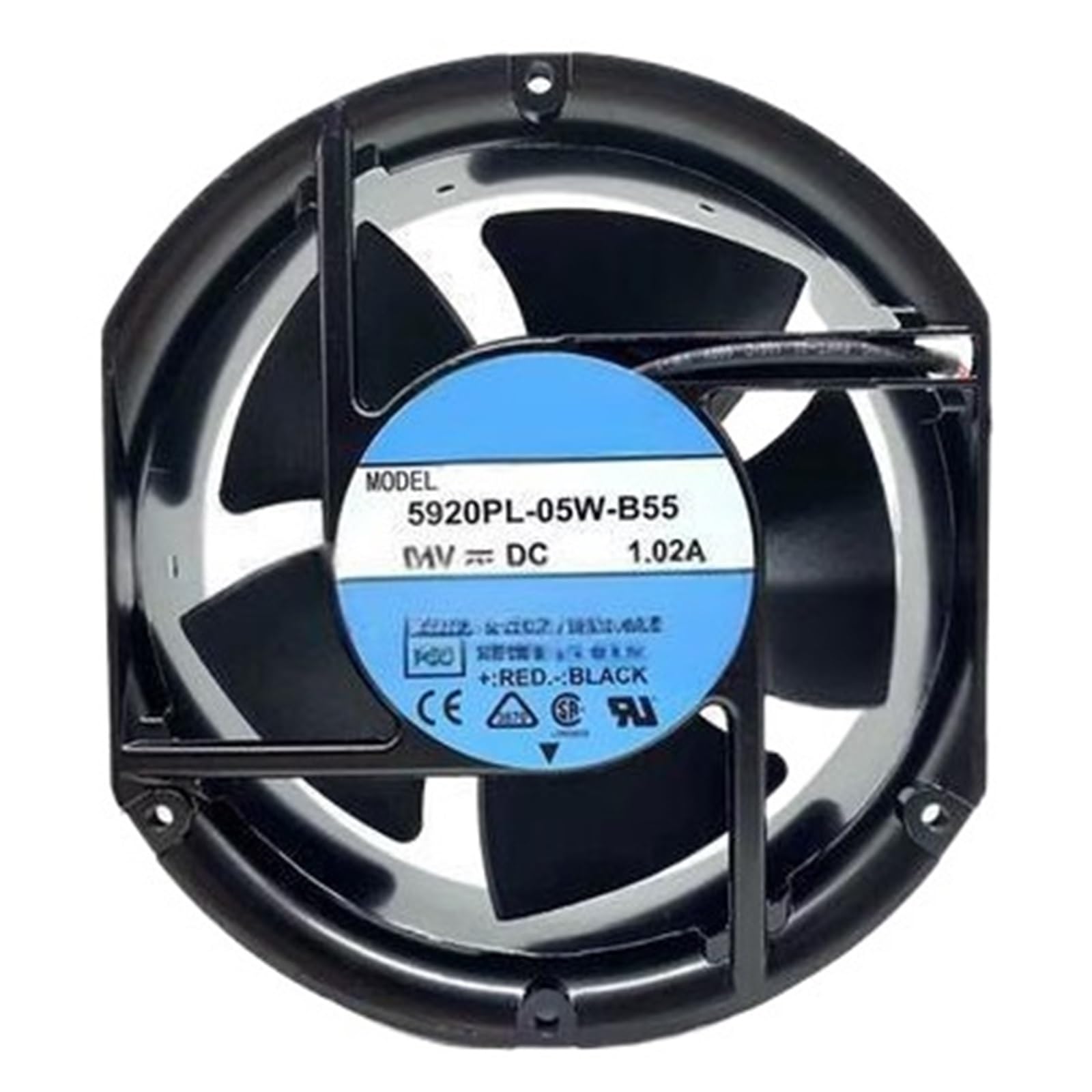 Vdoqtljt One Color 5920Pl-05W-B55 24V 1.02A Cooling Fan