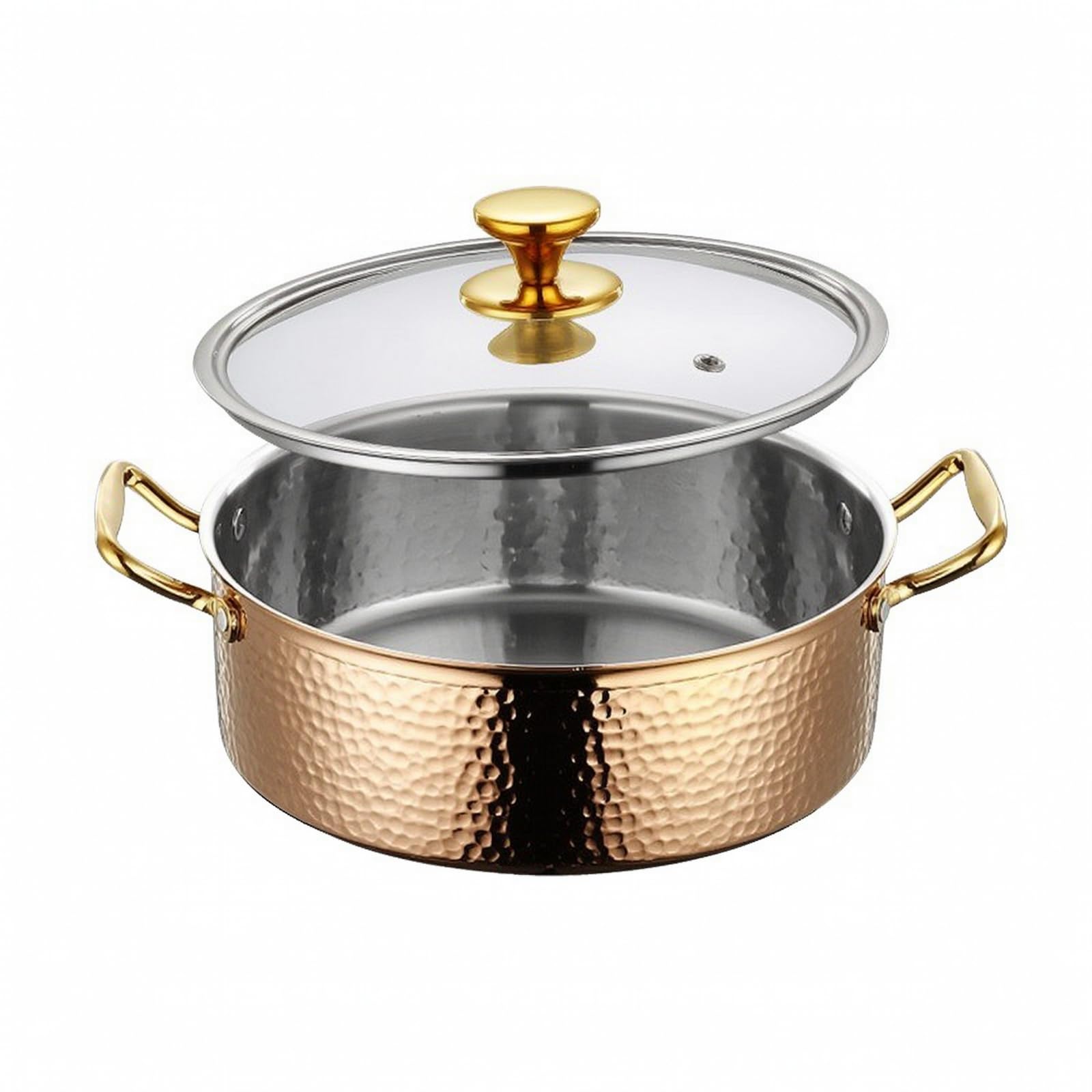 Pentola in Acciaio Inox con Manici, 32CM