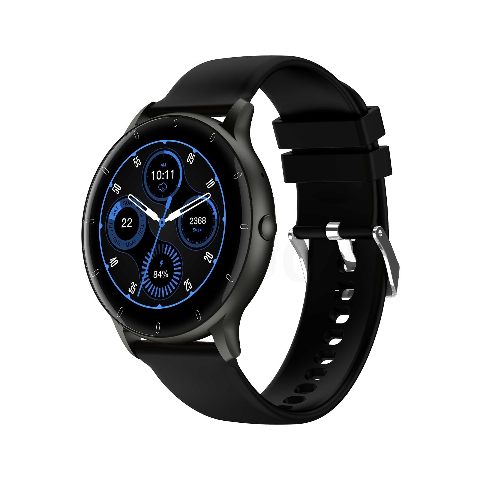 Bettdow Smartwatch Relógio inteligente com Al integrada, atende/faz chamadas, relógio esportivo feminino e masculino de 1,28" à prova d'água IP67, para celulares Android e iOS FB051 (Preto)