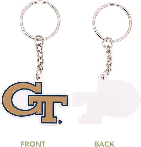 Miniatura 4 de Desert Cactus Georgia Tech Llavero YellowJackets - Soporte para llaves de coche (PVC A), Azul