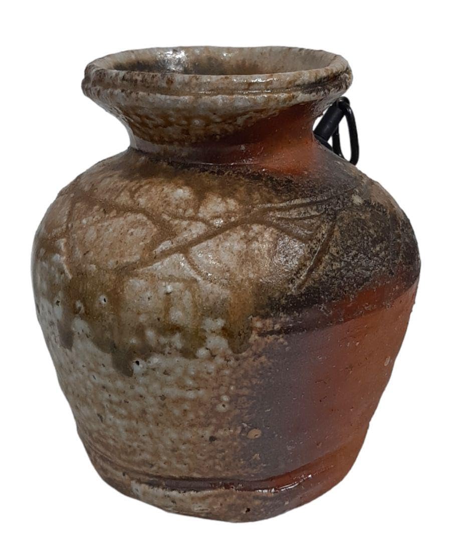 うずくまる　壺　松川広己　大土井窯　広己造 25ア211 Amazon.co.jp: 大土井窯 広己造 うずくまる 壺 松川広己 23つ418