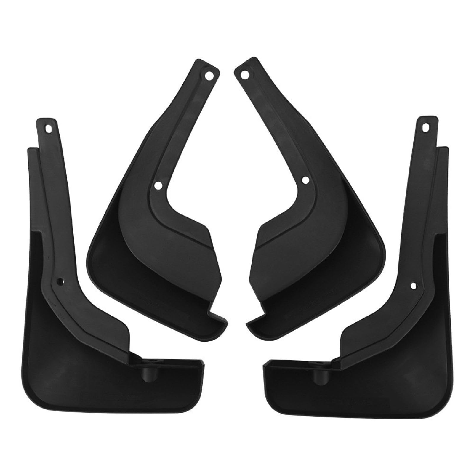CDQSB 4 Pcs Car Mud Flaps for Baojun 730 2014-2015, Front Rear Fenders Splashproof Splash Guards Mudflaps Protects Accessories
