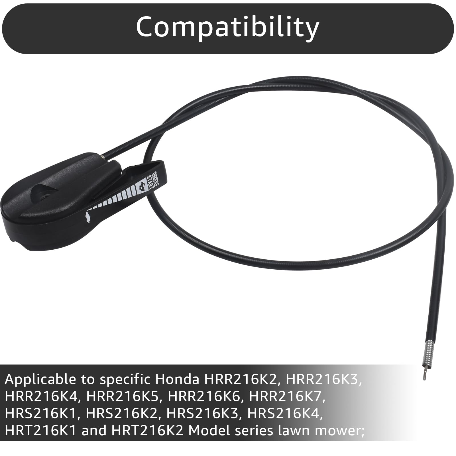 Honda Mower Throttle Cable - 17850-VG3-D01 -2