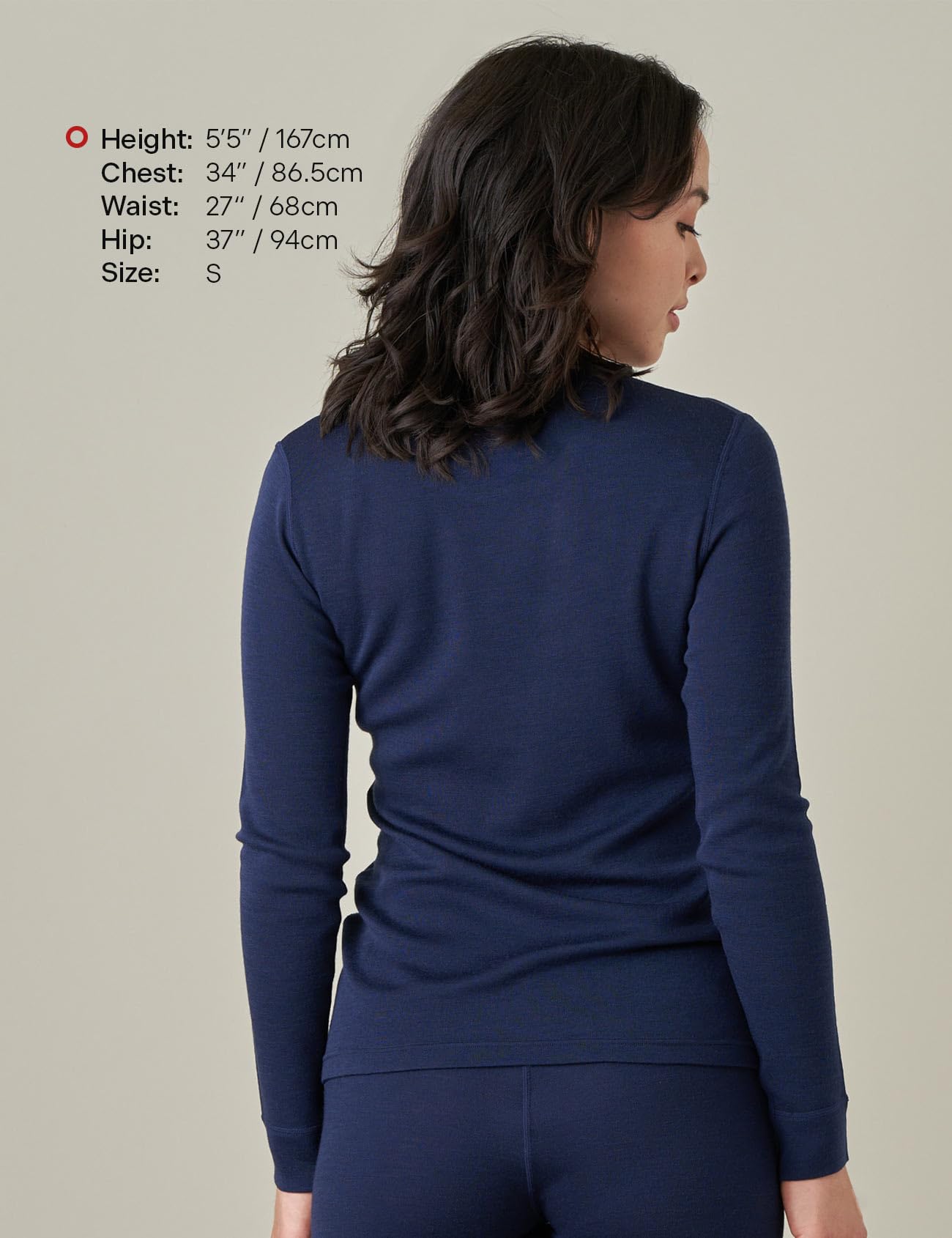 LAPASA Maglia Termica Donna 100% Lana Merino, Manica Lunga Traspirante Base Layer per Trekking Sci Outdoor