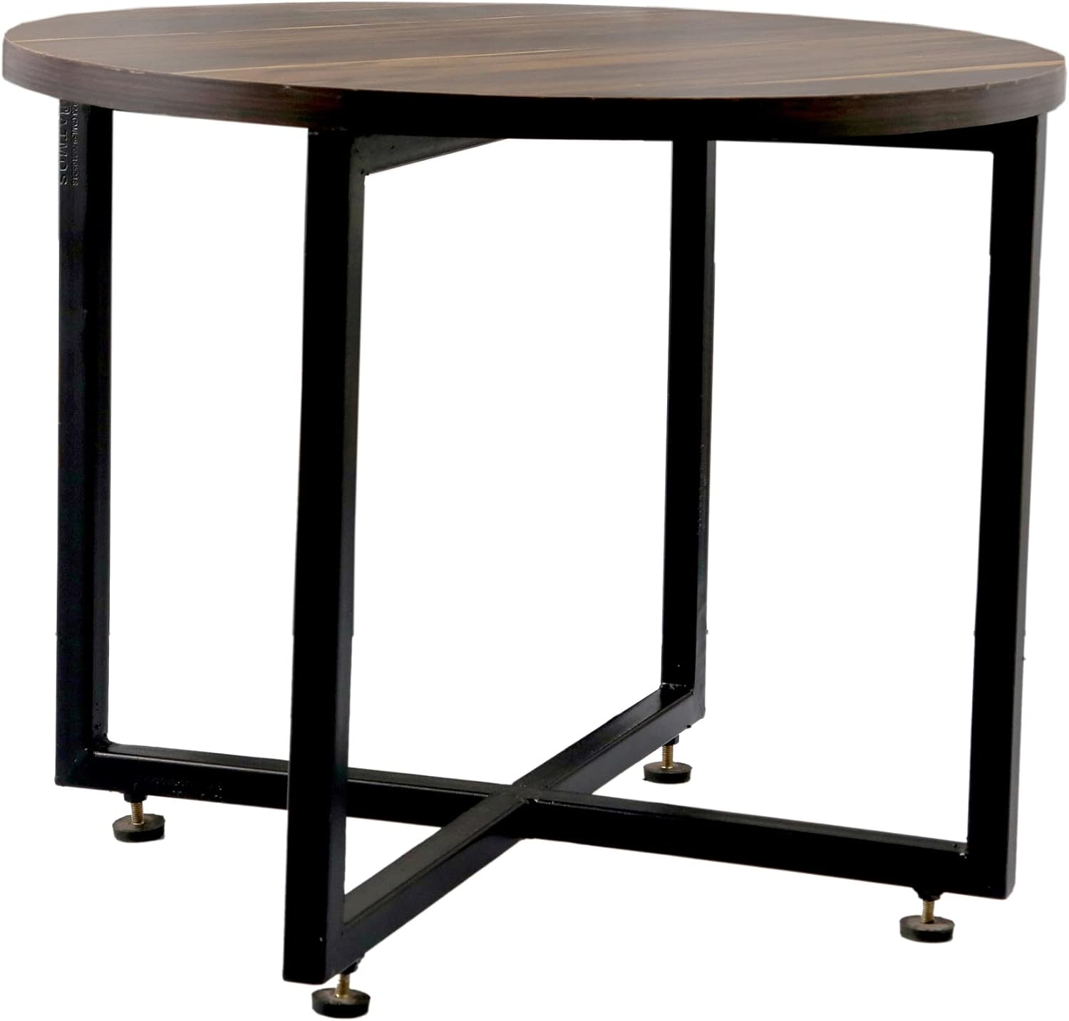 NRS Wooden Coffee Table Modern Design Center Table Couch Table Stacking Nesting Table for Living Room, Bedroom, or Apartment - Black