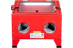 25 Gallon Premium Bench Top Air Sandblaster Cabinet Sandblast Large Cabinet