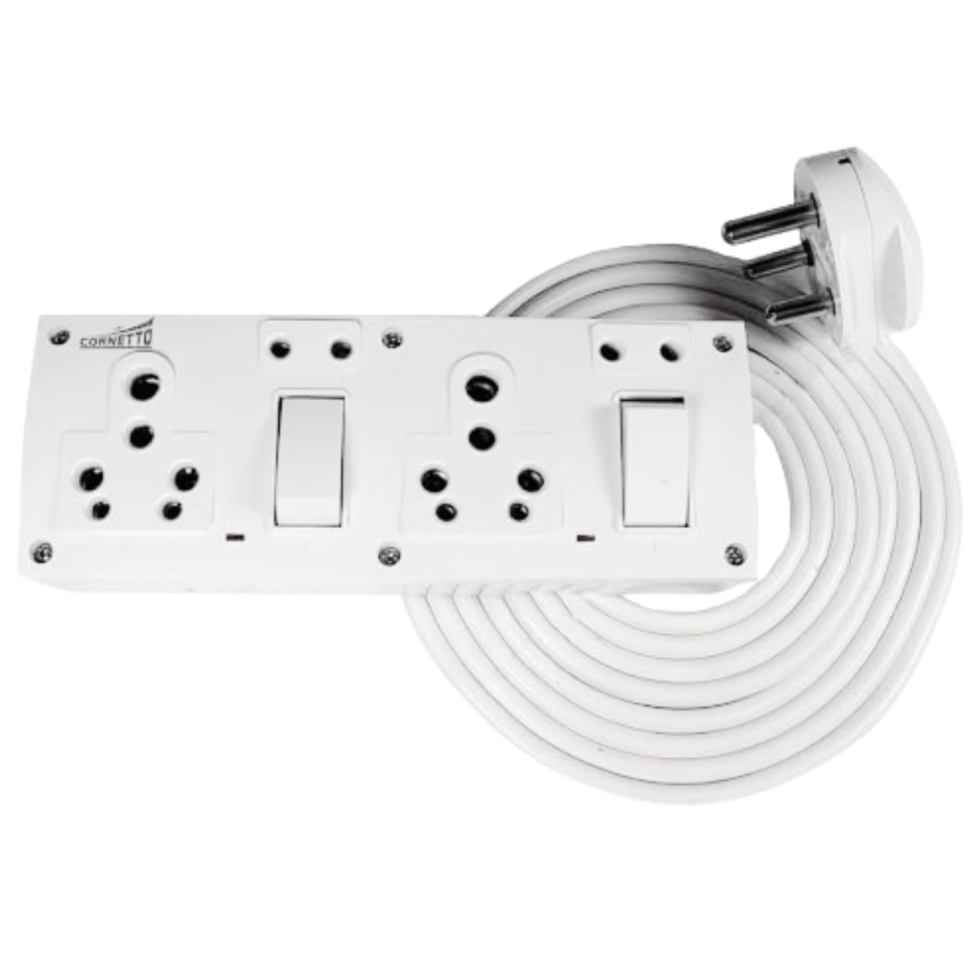Elegant Casa Electric Extension Switch Board Multi Purpose 5 Pin 6+16 Amp Power Socket,16 Amp Power Plug with Individual Switches with Indicator Lights and 8 Meter Wire 1.5 Mm Long Copper Wire (B09K5FQC71) Amazon Price History, Amazon Price Tracker