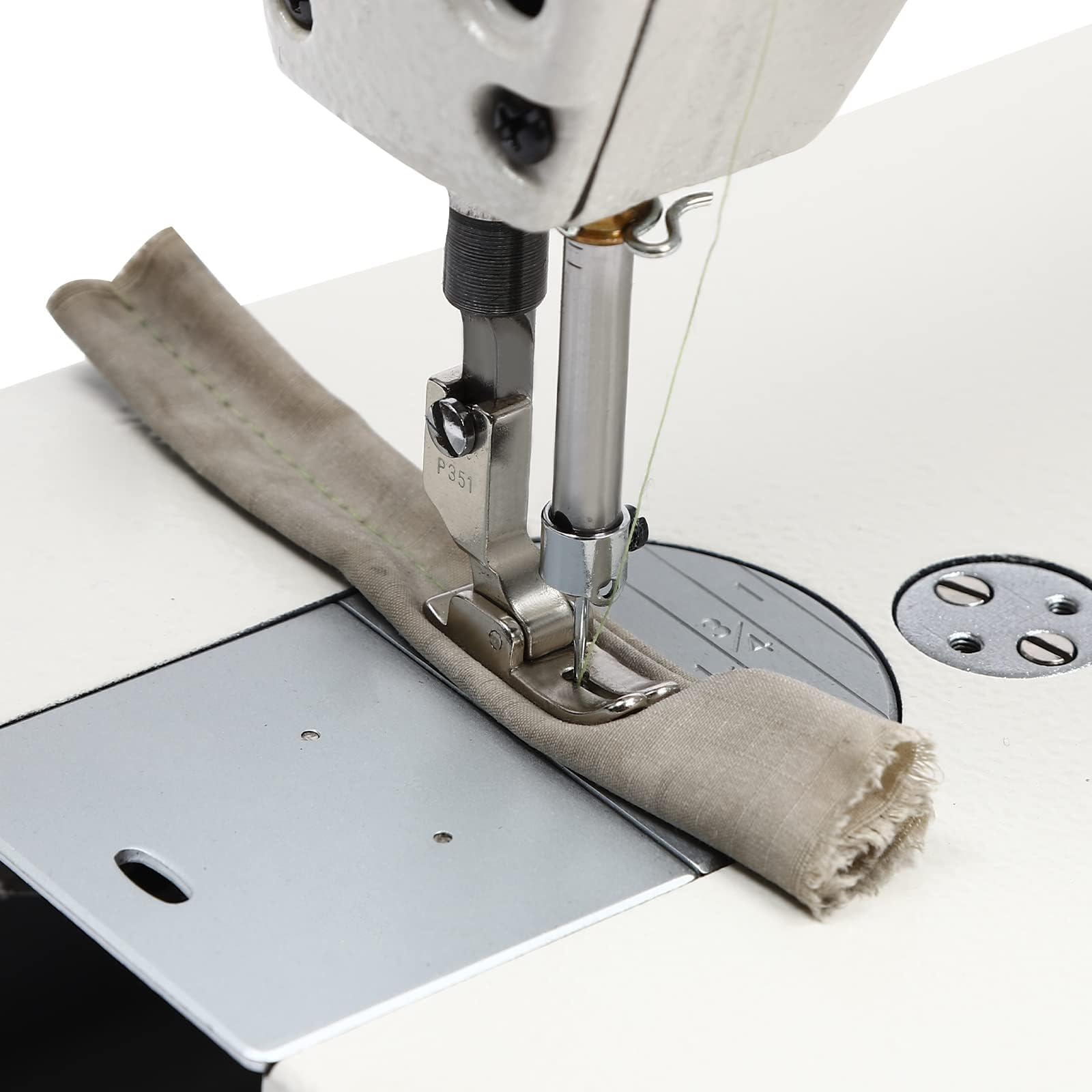 Máquina de coser industrial para cuero, telas pesadas y lona, equipo de costura recta para algodón y trabajos de reparación