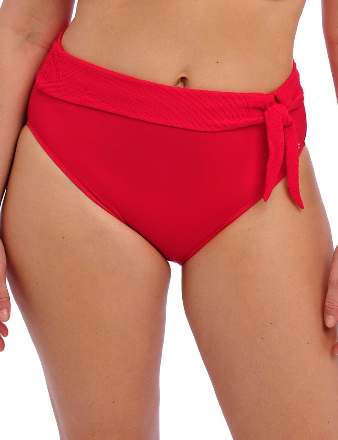 Fantasie Women's Red Ottawa High Waist Bikini Brief In | Size: 12