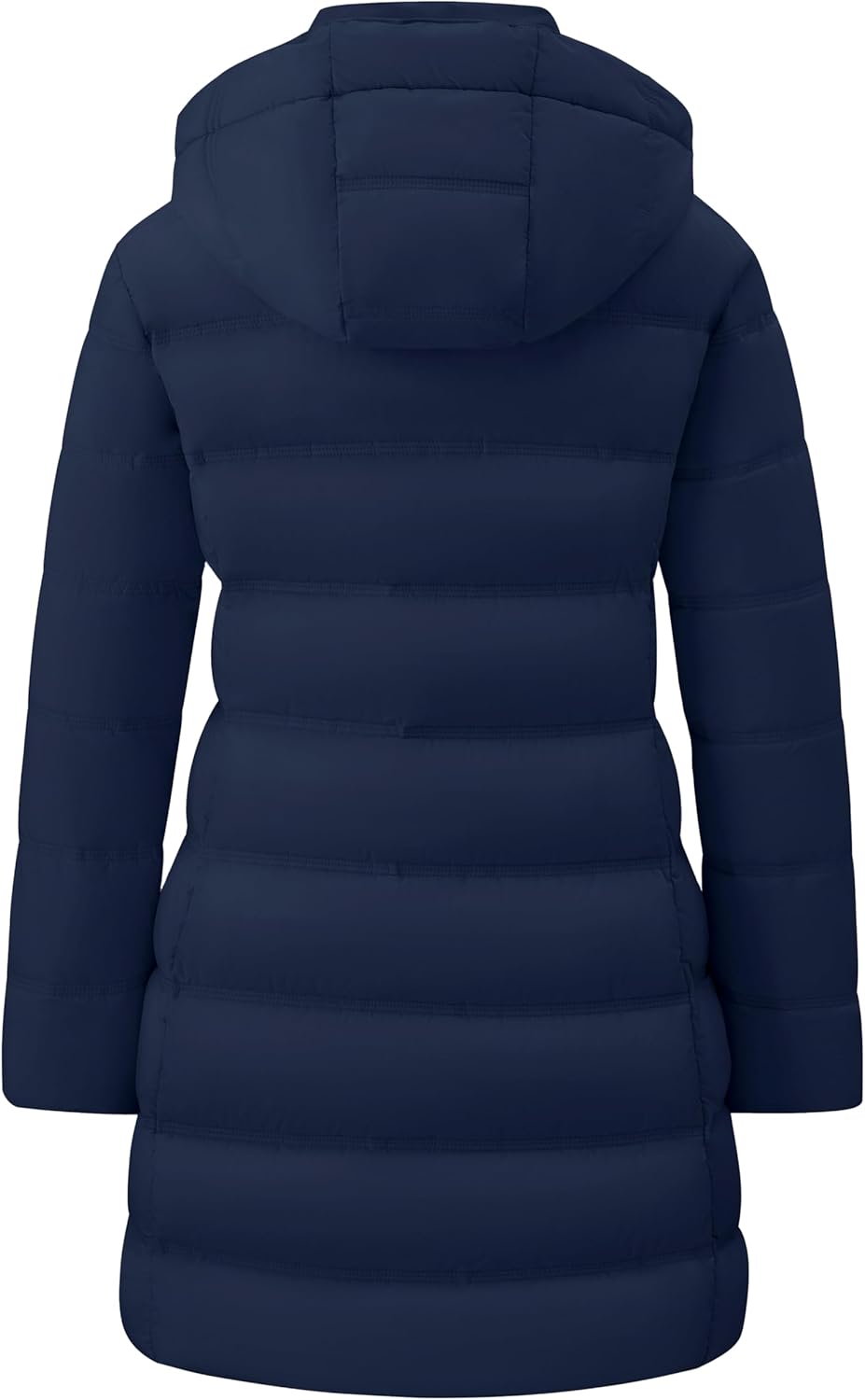 wantdo Women's Mid-Length Lightweight Puffer Jacket Warm Windproof Winter Coat - Image 2