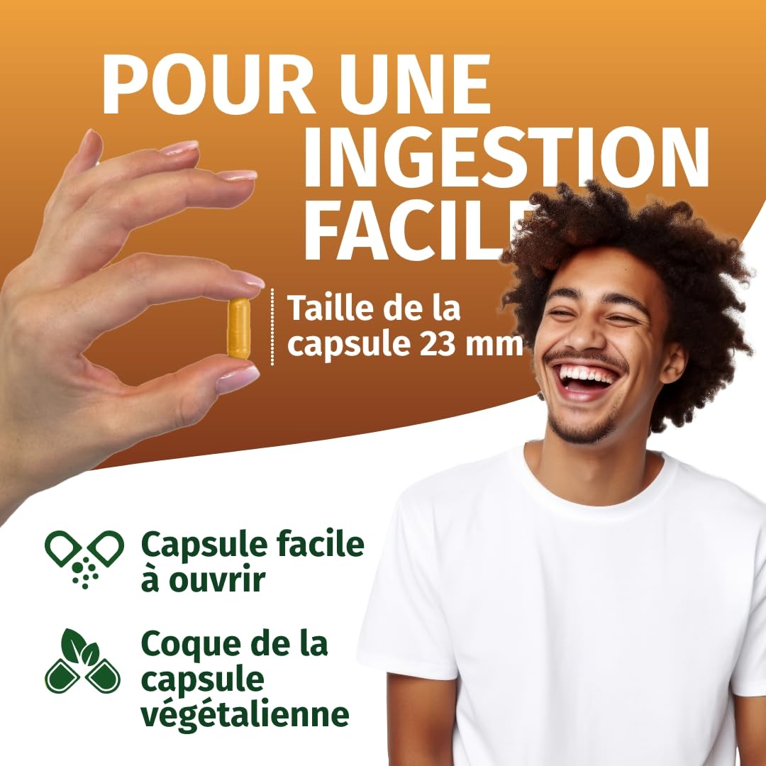 Fenugrec Gelule - Haute dose: 2600mg avec 50% de saponines - Végétalien, Testé en laboratoire, Sans lactose, Sans gluten - 240 capsules - Green Naturals®