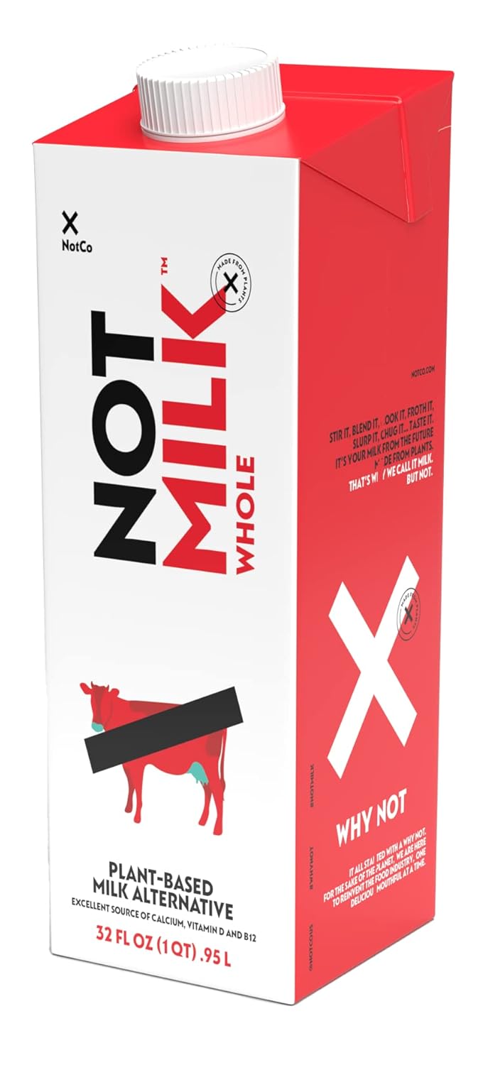 NotMilk Whole PlantBased Milk, ShelfStable, Lactosefree