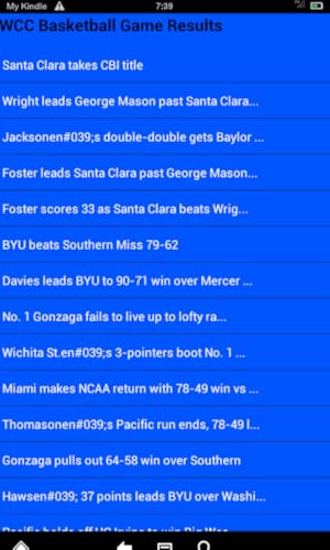 Gonzaga Basketball News(Kindle Tablet Edition)