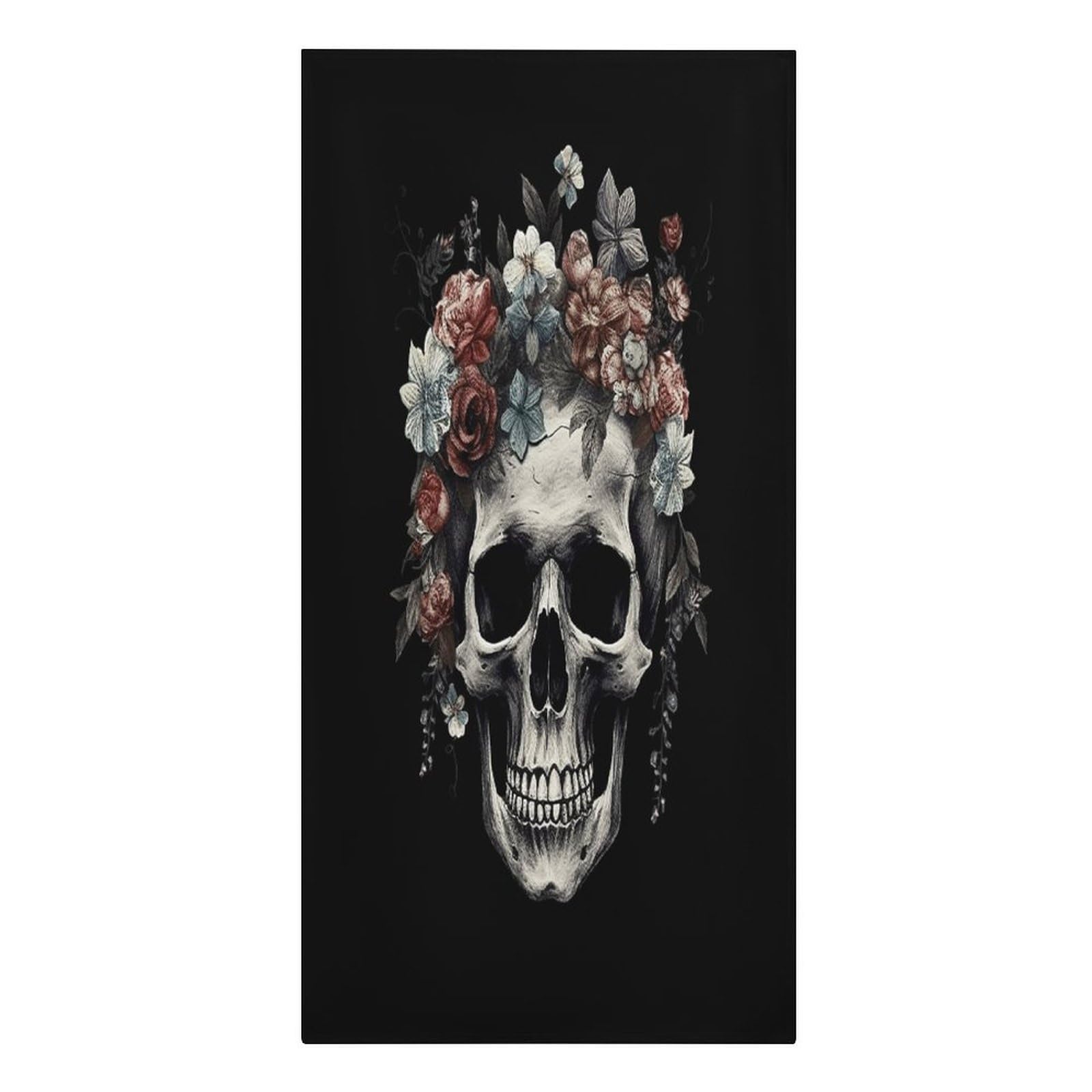 Adfgyerh Women's Style Skull In Darkness Microfiber Sand Free Towels Large Quick-Dry. Beach Towel For Swimming Pool Camping Beach .Beach Accessories， They Are Essential Accessories For Adults, And Men, Vacation Gift