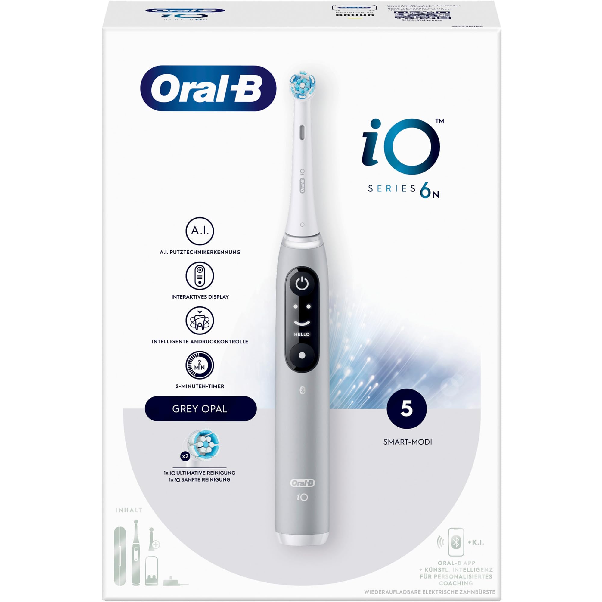 Oral-B iO Series 6 Grey Opal JAS22 : Amazon.co.uk: Health