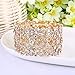 EVER FAITH Women's Austrian Crystal Bride Heart Art Deco Elastic Stretch Bracelet Clear Gold-Tone