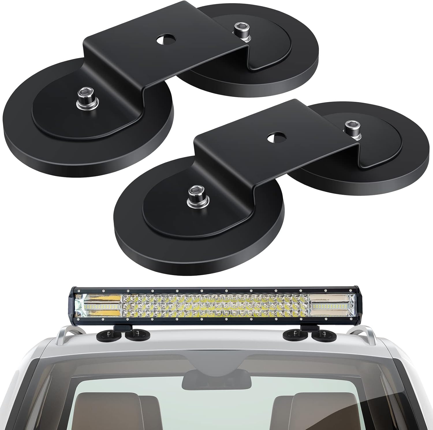 Shimeyao 2 Pcs Base Light Bar Mounts LED