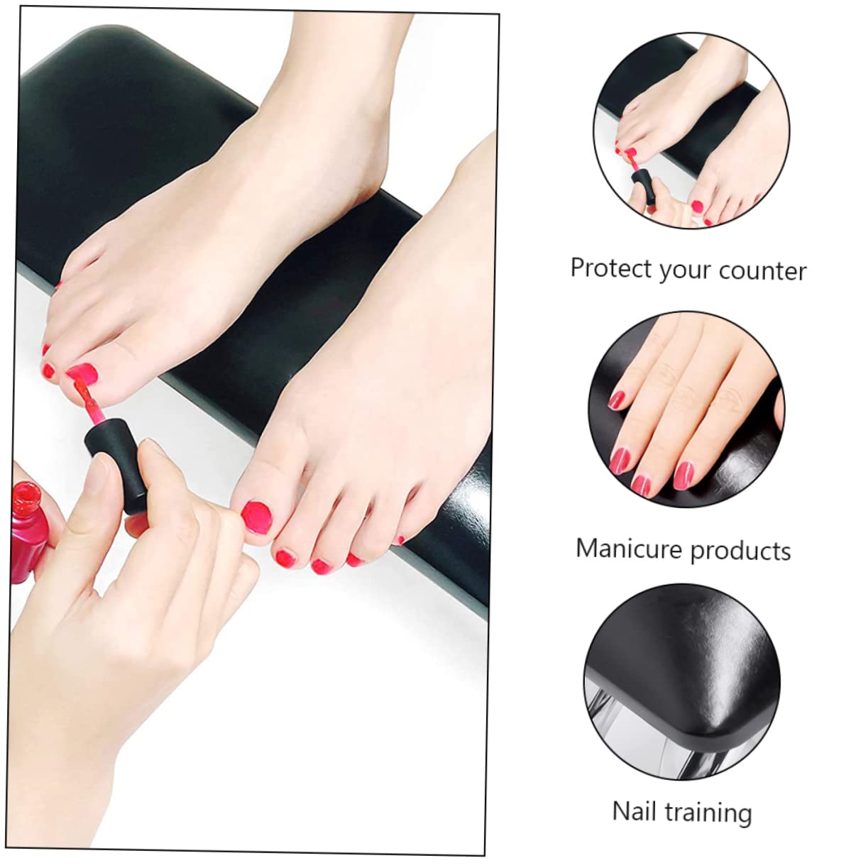 Mipcase 1kawałek Poduszka Do Manicure Wygodna Poduszka Rękę Do Nail Art Stylowa i Miękka