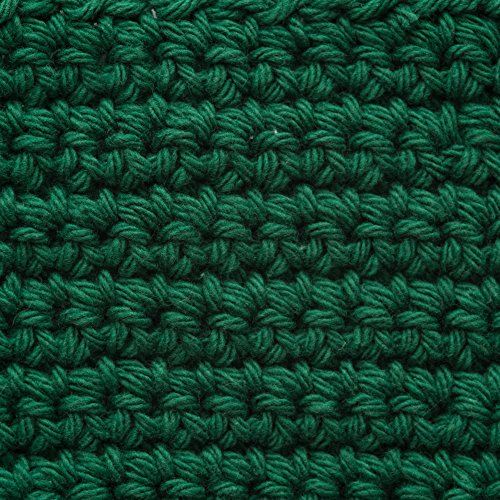 Lily Sugar 'N Cream The Original Solid Yarn, 2.5Oz, Medium 4 Gauge, 100% Cotton - Dark Pine - Machine Wash & Dry #TOP20