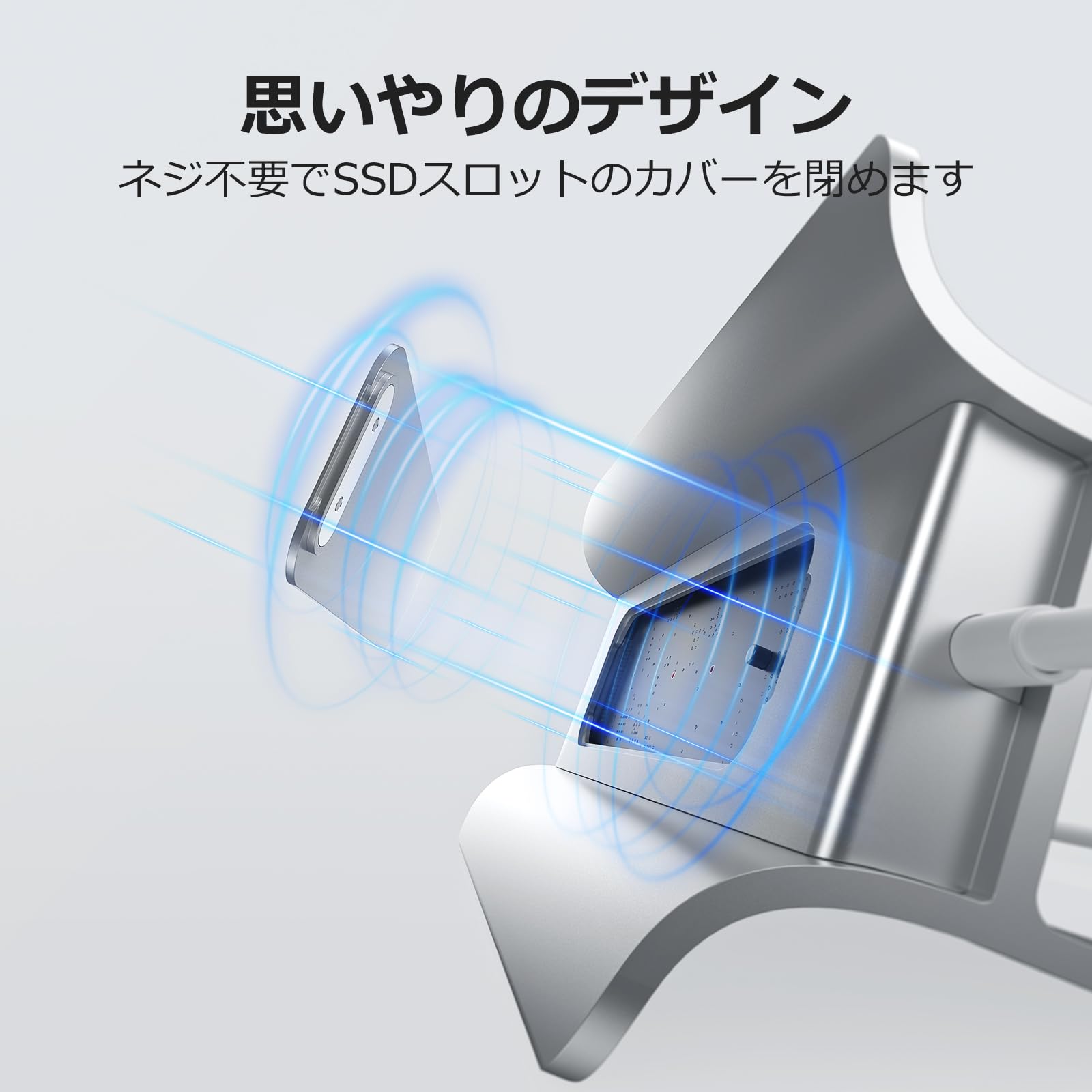 Amazon.co.jp: PULWTOP 5 in 1 USB C ハブ Mac Mini用 スタンド