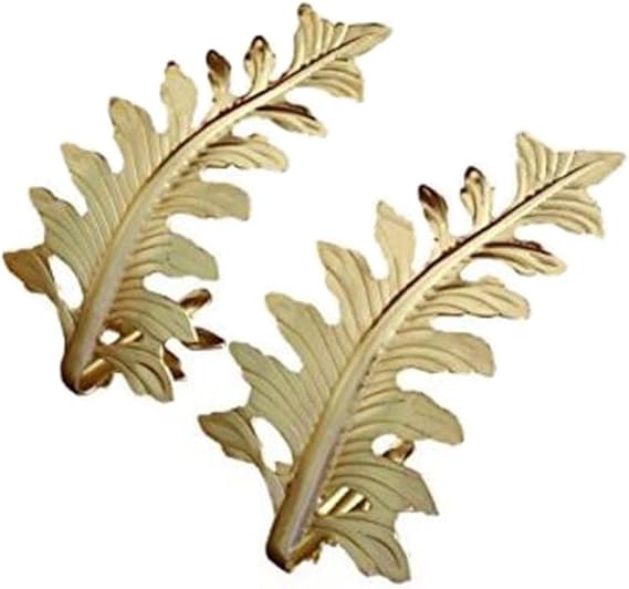 Joyci 1Pair Big Leaf Curtain Tiebacks Novelty Fashion