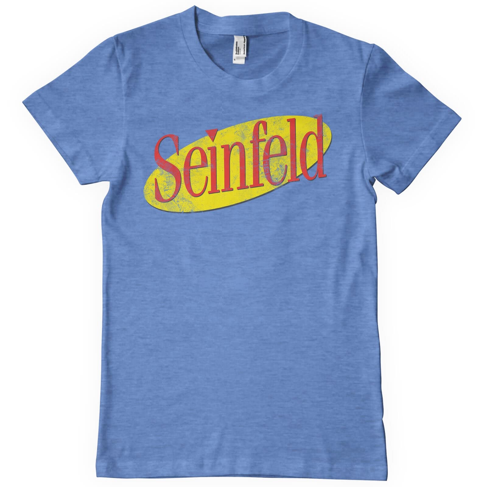 SeinfeldOfficially Licensed Washed Logo Mens T-Shirt
