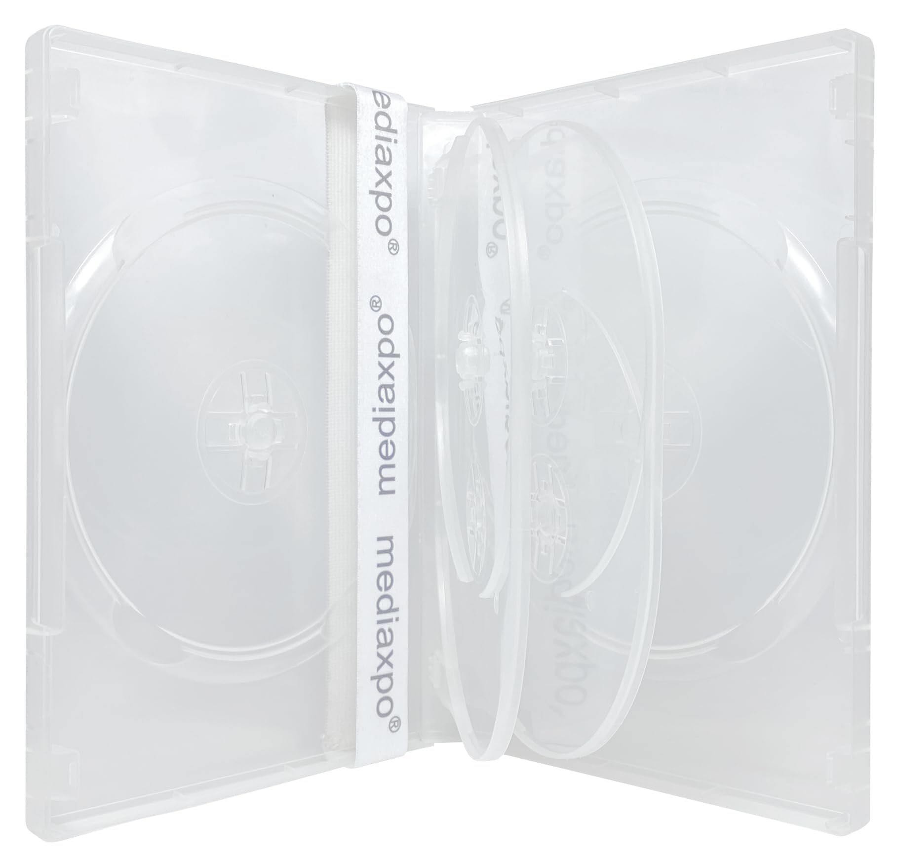 Mediaxpo 10 Clear 6 Disc DVD Cases