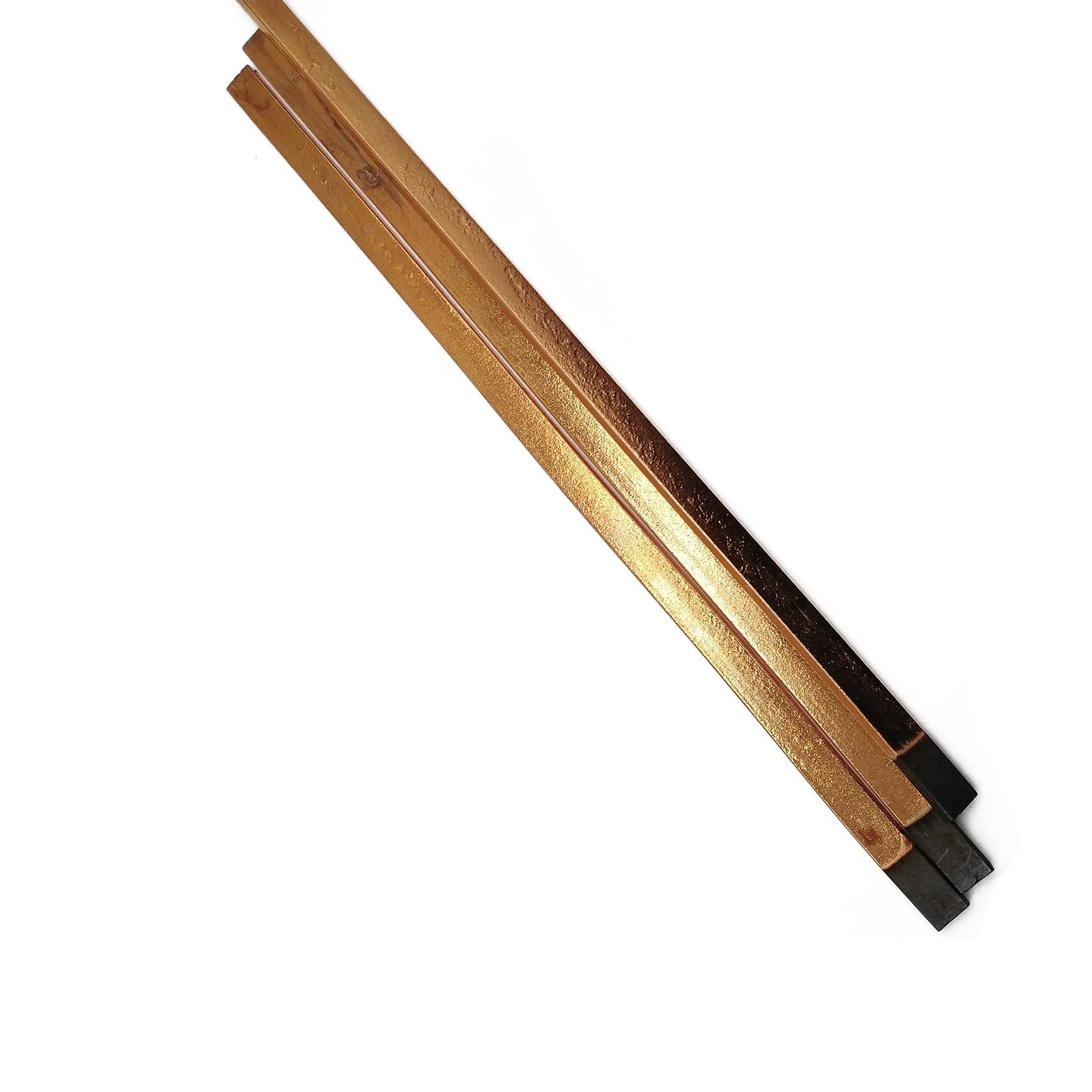Pręty do wycinania łukowego węglem, Pręty do żłobienia łukiem węglowym, płaskie, miedziowane, różne rozmiary, opakowanie 3 szt.(5x10x355mm)