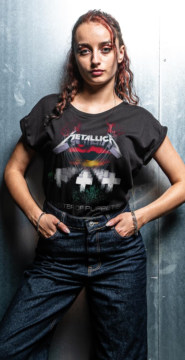 Metallica Herren Metallica_Master of Puppets_Men_bl_ts: M T-Shirt