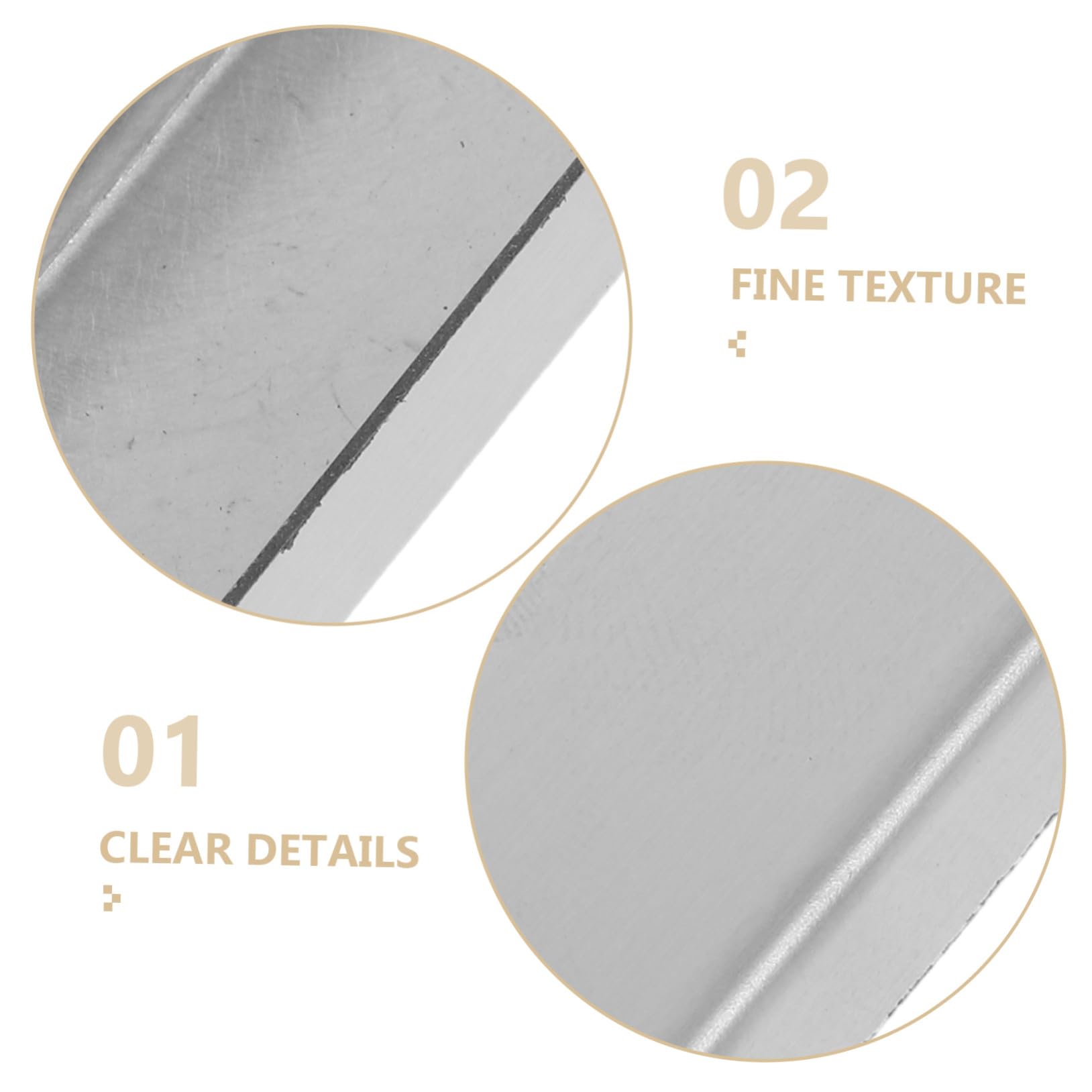 Toyvian 8 Pièces Barre Adaptateur Acier Inoxydable Longue pour Table de Service Alimentaire Séparateur Métallique Stable et Réutilisable pour Restauration et Traiteur