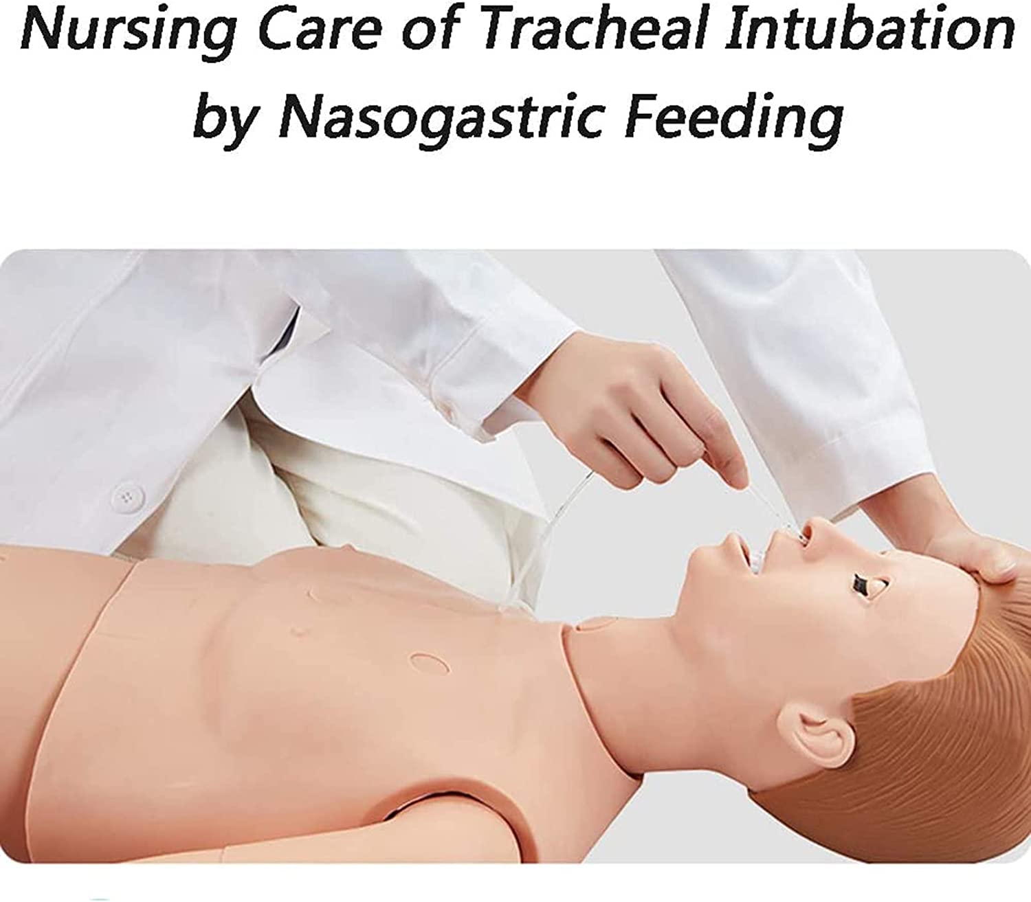 Hochwertige Krankenkompetenzen Training Manikin Patient Care Life Size 67 Zoll Ganzkörper Mannequin for Krankenpflege medizinische Ausbildung Unterricht medizinische Versorgung medizinische Versorgung