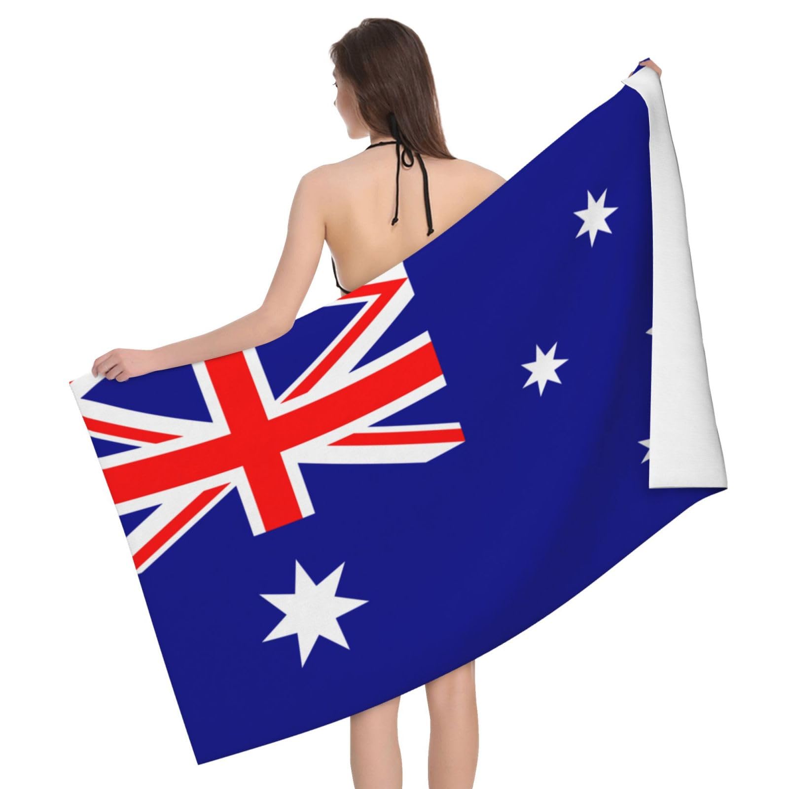 GGsdaf Australian flag Bath Towel Soft bath towels suitable for use in gyms hotels and everyday bathrooms
