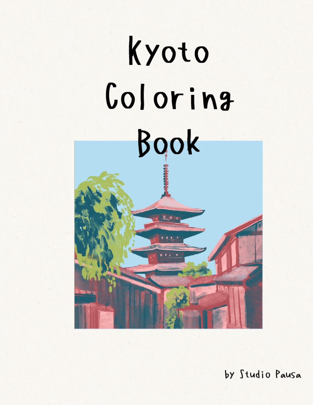 Kyoto Coloring Book